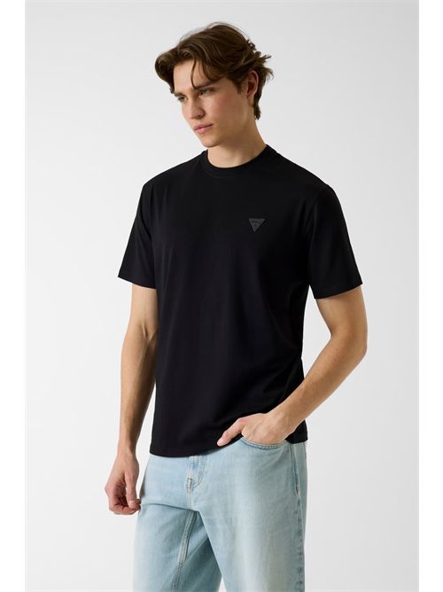 T-shirt in misto modal GUESS | M6GI21K3053/JBLK